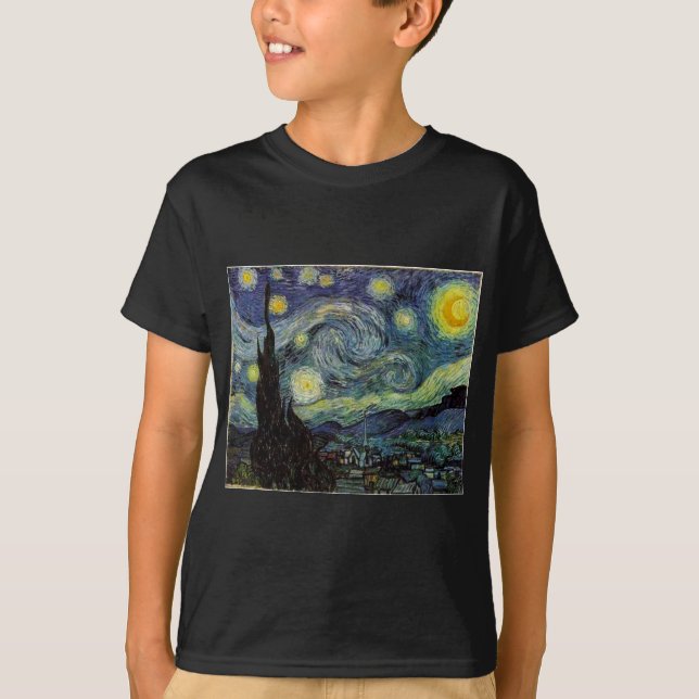 Camiseta noche estrellada, 1889, Vincent van Gogh (Anverso)