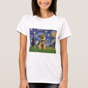 Camiseta Noche estrellada - Border Terrier #1