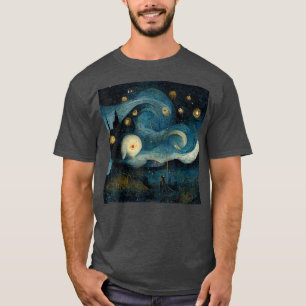 Camiseta Noche estrellada con Hieronymus Bosch