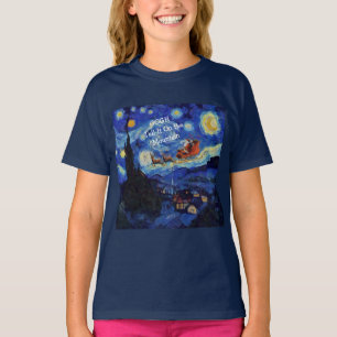 Camiseta Noche estrellada de Van Gogh San Nicolás en San Re