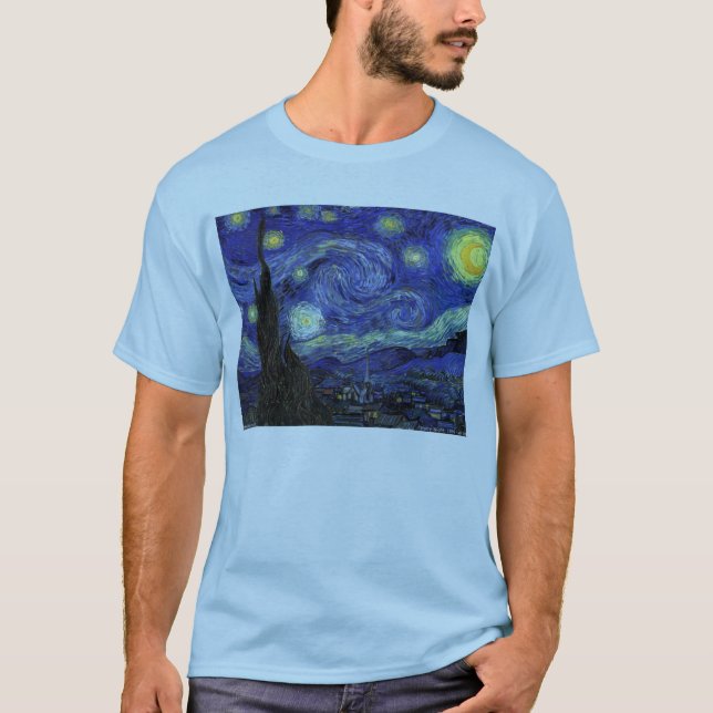 Camiseta noche estrellada estrellada (Anverso)