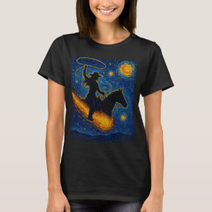 Camiseta Noche estrellada: Impresión de arte occidental Van