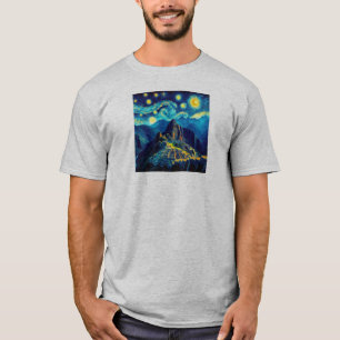 Camiseta Noche estrellada Machu Picchu Perú