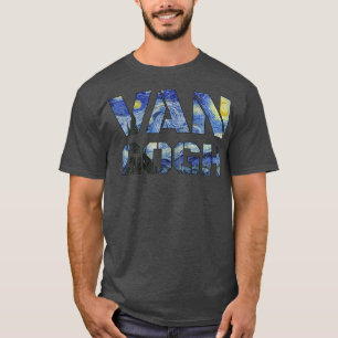 Camiseta Noche estrellada Pintura de arte Van Gogh Vincent