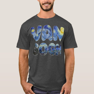 Camiseta Noche estrellada Pintura de arte Van Gogh Vincent