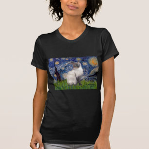 Camiseta Noche estrellada - Siamese 24 (punto azul)