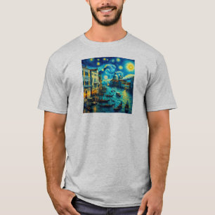 Camiseta Noche estrellada Venecia Italia