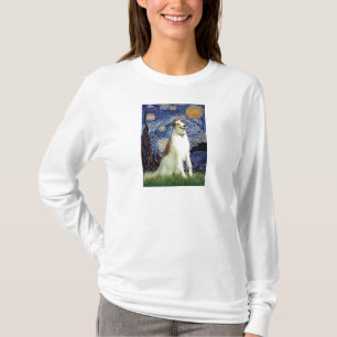 Camiseta Noche estrellada (Vertical) - Borzoi