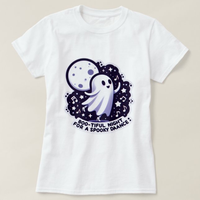 Camiseta Noche estupenda para el juego de halloween de bail (Diseño del anverso)