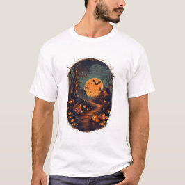 Camiseta Noche fantasmal de Halloween