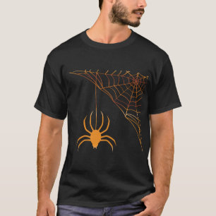 Camiseta Noche feliz de Halloween telaraña cool