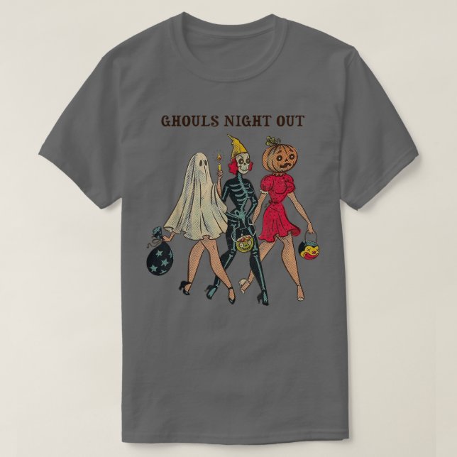 Camiseta Noche fuera de Ghouls (Diseño del anverso)