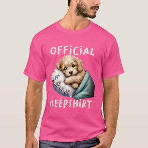 Camiseta Noche Goldendoodle Dog Official Sleepshirt Pajamas