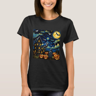 Camiseta Noche Halloween Blue Jay Starry