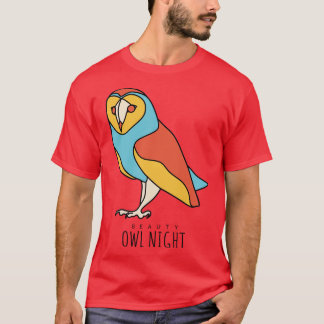 Camiseta Noche hermosa de búho