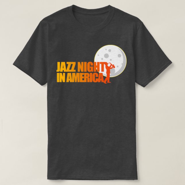 Camiseta noche jazz en américa  (Diseño del anverso)