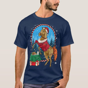Camiseta Noche lindo Santa Claus Navidades de regalo de cab