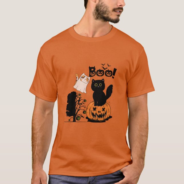 Camiseta "¡Noche mágica por la noche!"Camiseta básica mascu (Anverso)