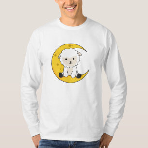 Camiseta Noche Moon Buenas Noches Recuento Barato Animales 