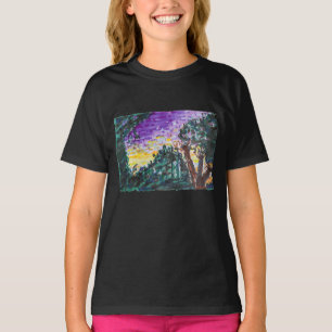 Camiseta Noche morada