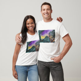 Camiseta Noche morada