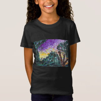 Camiseta Noche morada