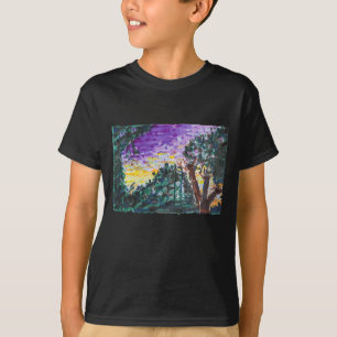 Camiseta Noche morada