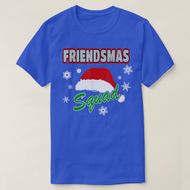 Camiseta Noche navideño de amigos de la escuadrón de los am (Diseño del anverso)
