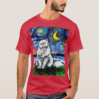 Camiseta Noche persa blanca