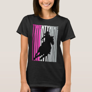 Camiseta Noche retro Cumpleaños 29.ª Reina de Caballo de Ro