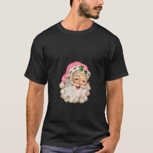 Camiseta Noche rosa de Santa Claus rosa de las mujeres dive