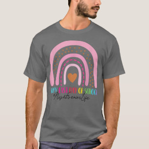 Camiseta Noche Senior Happy Last Day School Rainbow T-Shirt
