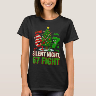 Camiseta Noche silenciosa 67 Lucha divertida Navidad