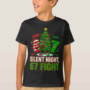 Camiseta Noche silenciosa 67 Lucha divertida Navidad 