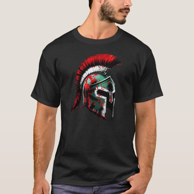 Camiseta Noche silenciosa espartana (Anverso)