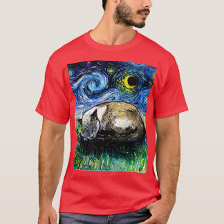 Camiseta Noche Sleepy Siamese Cat