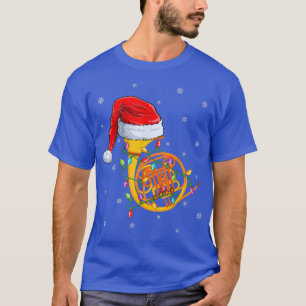 Camiseta Noche sobre música del cuerno francés alumbra al C