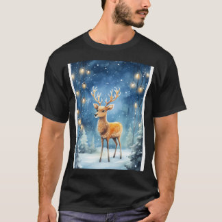 Camiseta Noche Starry Reindeer