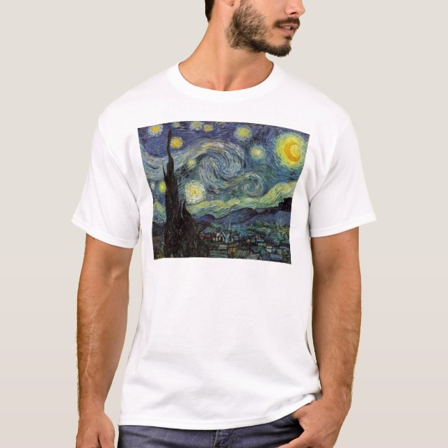 Camiseta Noche Starry - van Gogh (Anverso)