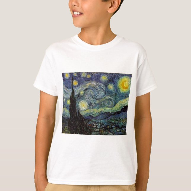 Camiseta Noche Starry - van Gogh (Anverso)
