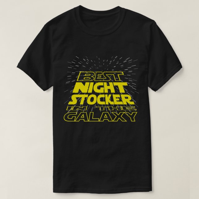 Camiseta Noche Stocker gracioso Guay Galay Job351 (Diseño del anverso)