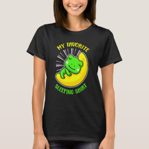 Camiseta Noche tardía Riser Amphibian Sleeping Animal