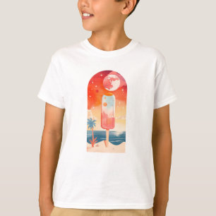 Camiseta Noche tropical de verano estrellada