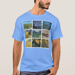 Camiseta Noche Van Gogh Beauth Arte Clásico Retro Vintage P