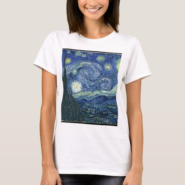 Camiseta Noche Van Gogh Starry (Anverso)