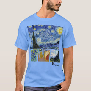 Camiseta Noche Van Gogh Starry, irlandeses, habitación con 