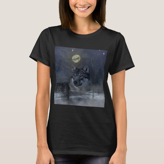 Camiseta Noche Wolf Spirit Moon (Anverso)