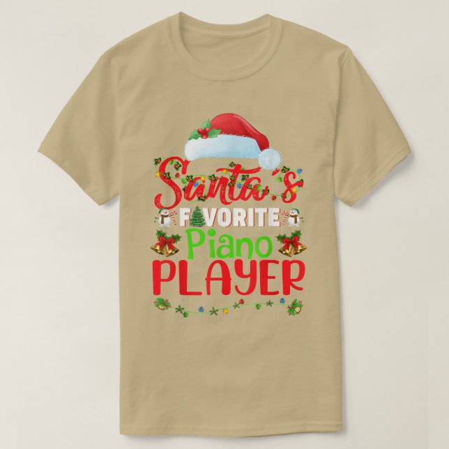 Camiseta Nochebuena alumbrando Papá Noel Fantasma Favorito  (Diseño del anverso)