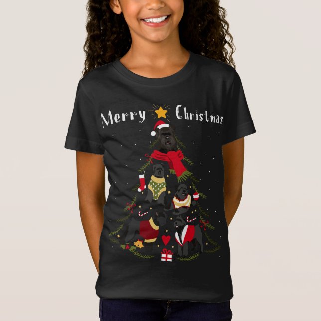 Camiseta Nochebuena Bouvier des Flandres Lover Xmas Dog (Anverso)
