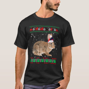 Camiseta Nochebuena de Bunny Animal Lover coincidiendo con 